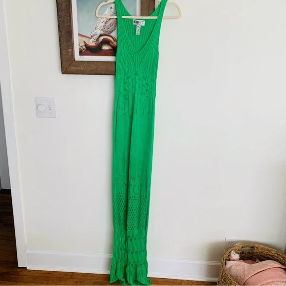 NWOT Revolve Beach Riot Tracy Dress in Island Green Swim Coverup - Picture 5 of 8